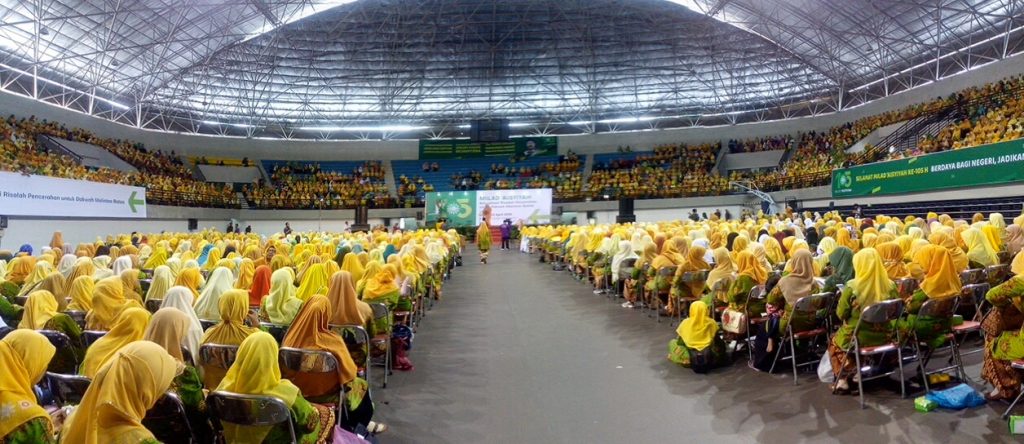Suasana Megah Resepsi MILAD 105 Aisyiyah se Daerah Istimewa Yogyakarta di GOR Among Rogo Yogyakarta