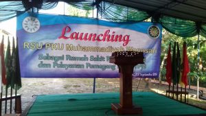 Panggung Launching RS. PKU Muhammadiyah Wonosari Ramah Difabel