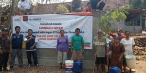 MARGARIA Group, LazisMU dan MDMC Gunungkidul memberikan bantuan bantuan 125rb Air Bersih