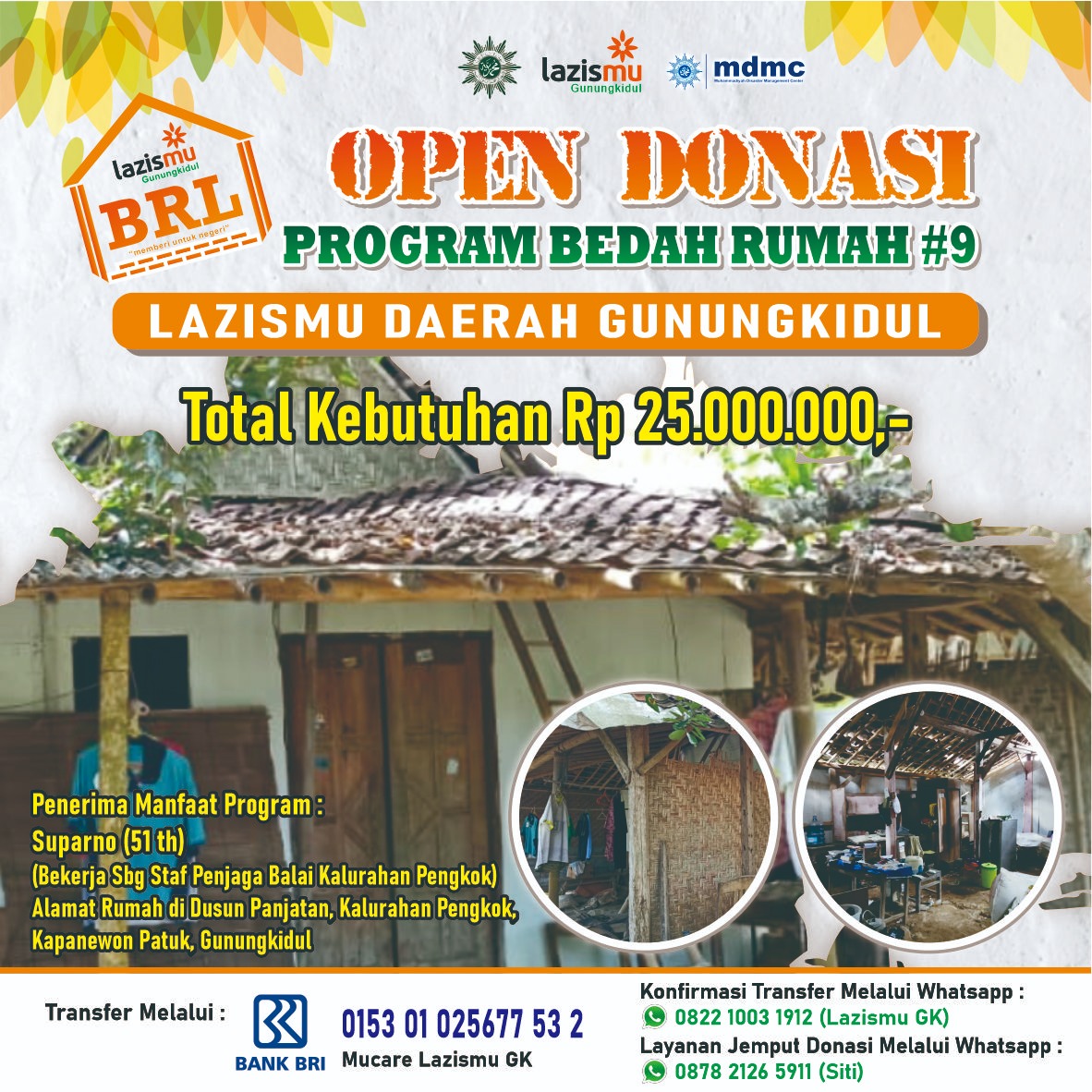 Bedah Rumah bagi Kader Muhammadiyah