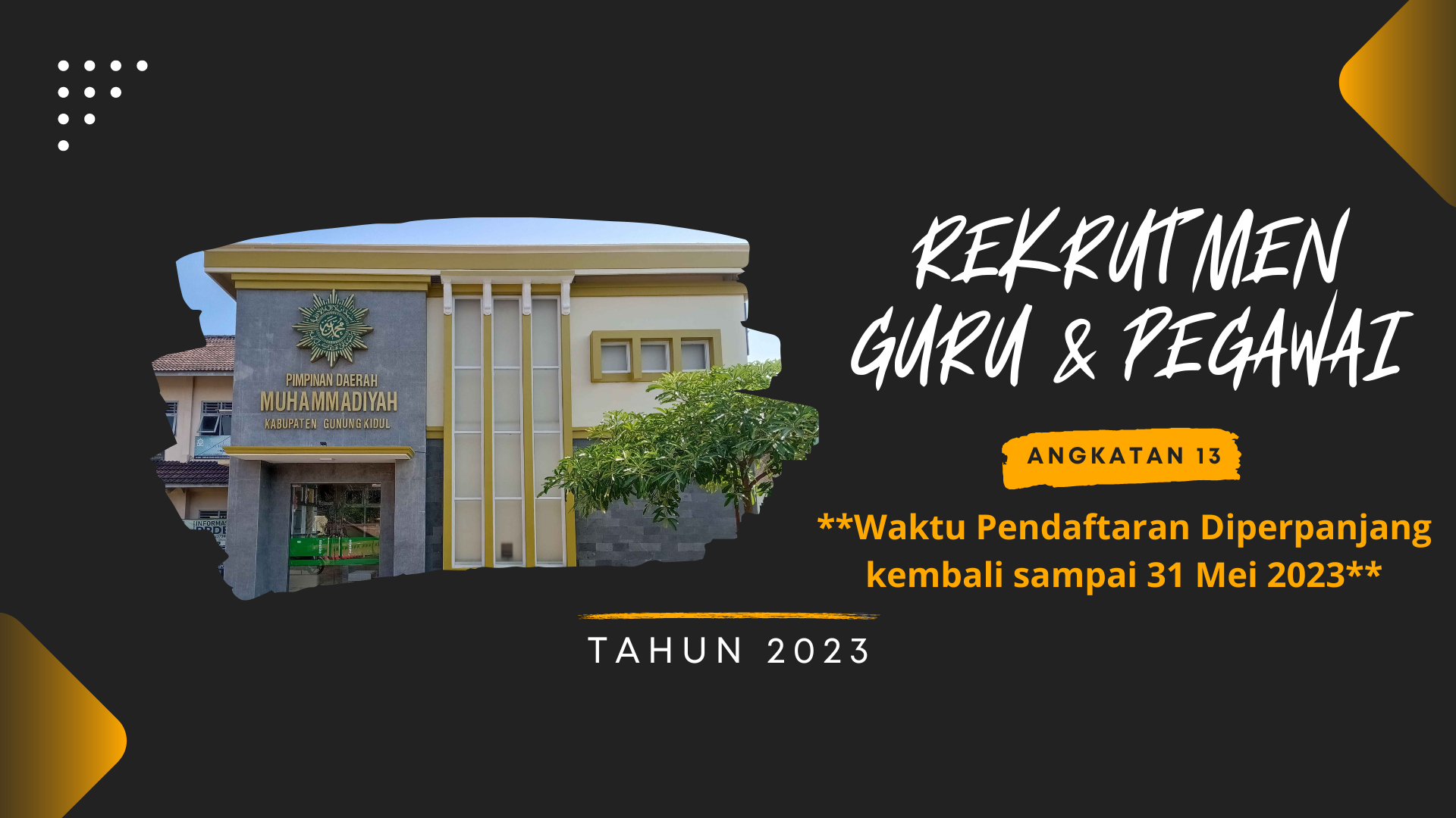 Waktu Pendaftaran Rekrutmen PTK Angkatan 13 diperpanjang kembali