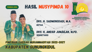 Hasil MUSYDA 10 Gunungkidul