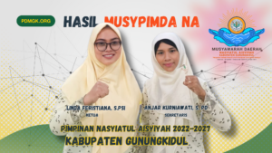 Nahkoda Baru PDNA Gunungkidul 2022 2027