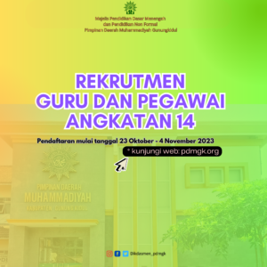 Pengumuman Tes Angkatan 14