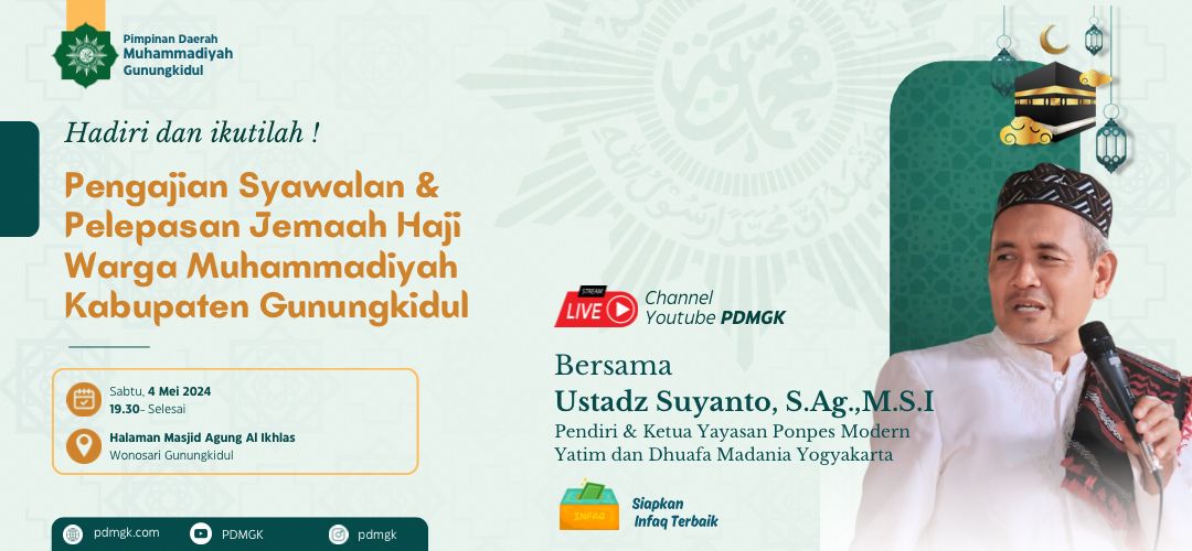 PDM Gunungkidul Selenggarakan Syawwalan dan Pelepasan Jema’ah Haji Warga Muhammadiyah Gunungkidul
