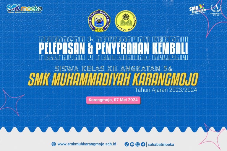 Pengumuman Kelulusan SMK Muhammadiyah Karangmojo Tahun 2023/2024