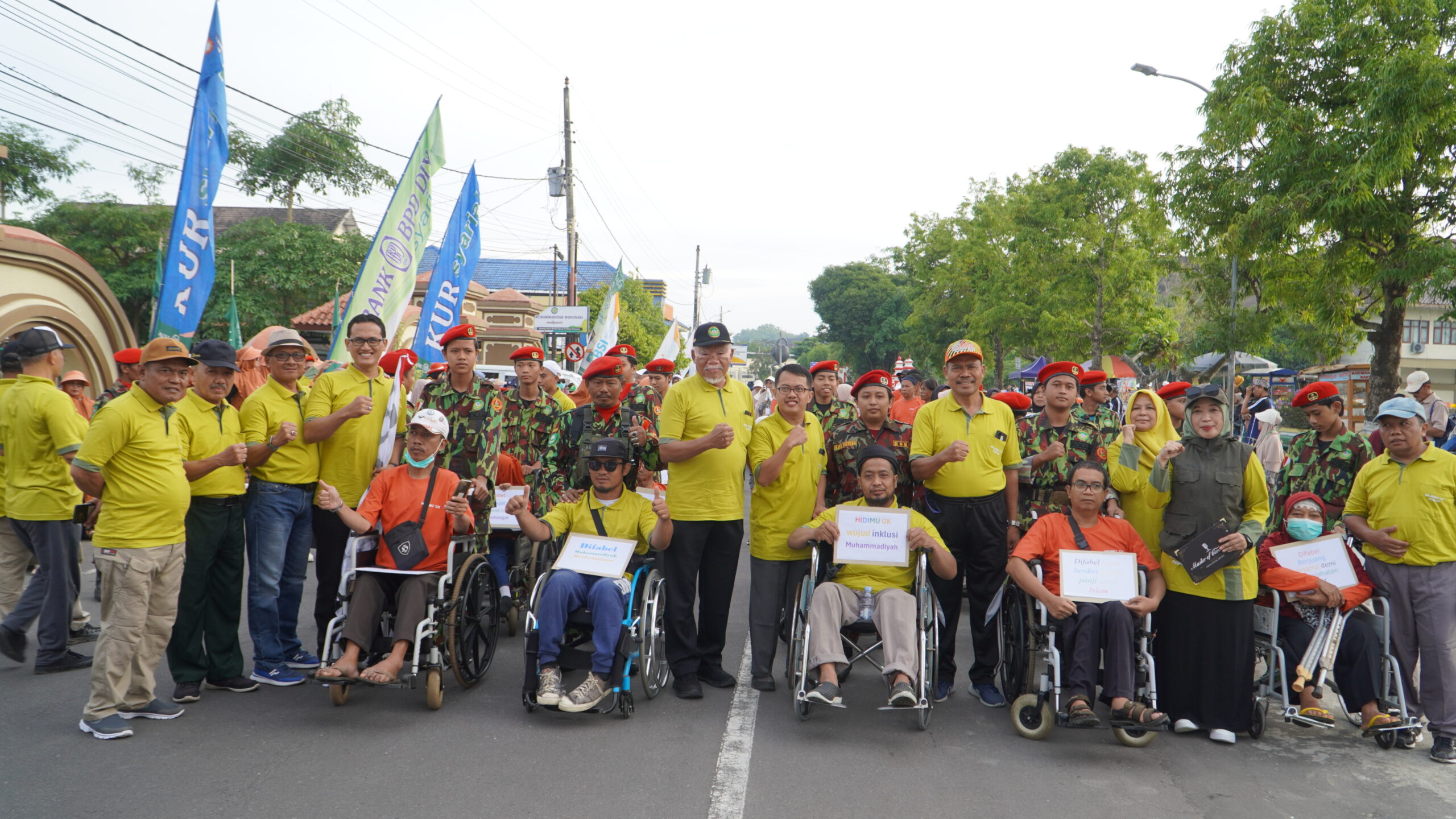 Gunungkidul Semarak Milad ke 113 Dengan Gerak Jalan