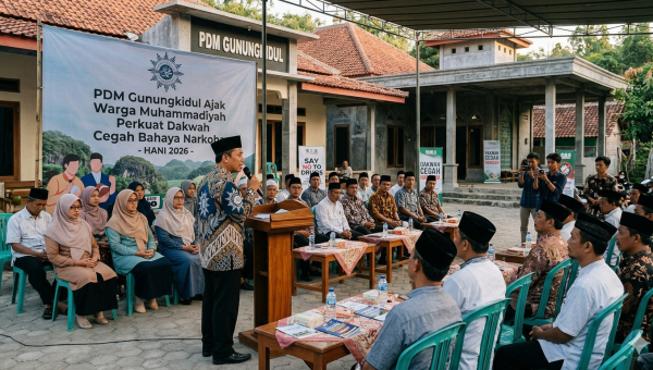 PDM Gunungkidul Ajak Warga Muhammadiyah Perkuat Dakwah Cegah Bahaya Narkoba pada Momentum HANI 2026