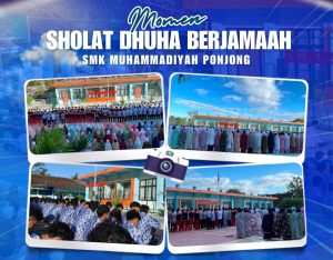 Awali Hari dengan Keberkahan, SMK Muhammadiyah Ponjong Gelar Sholat Dhuha Berjamaah untuk Perkuat Karakter Islami Murid
