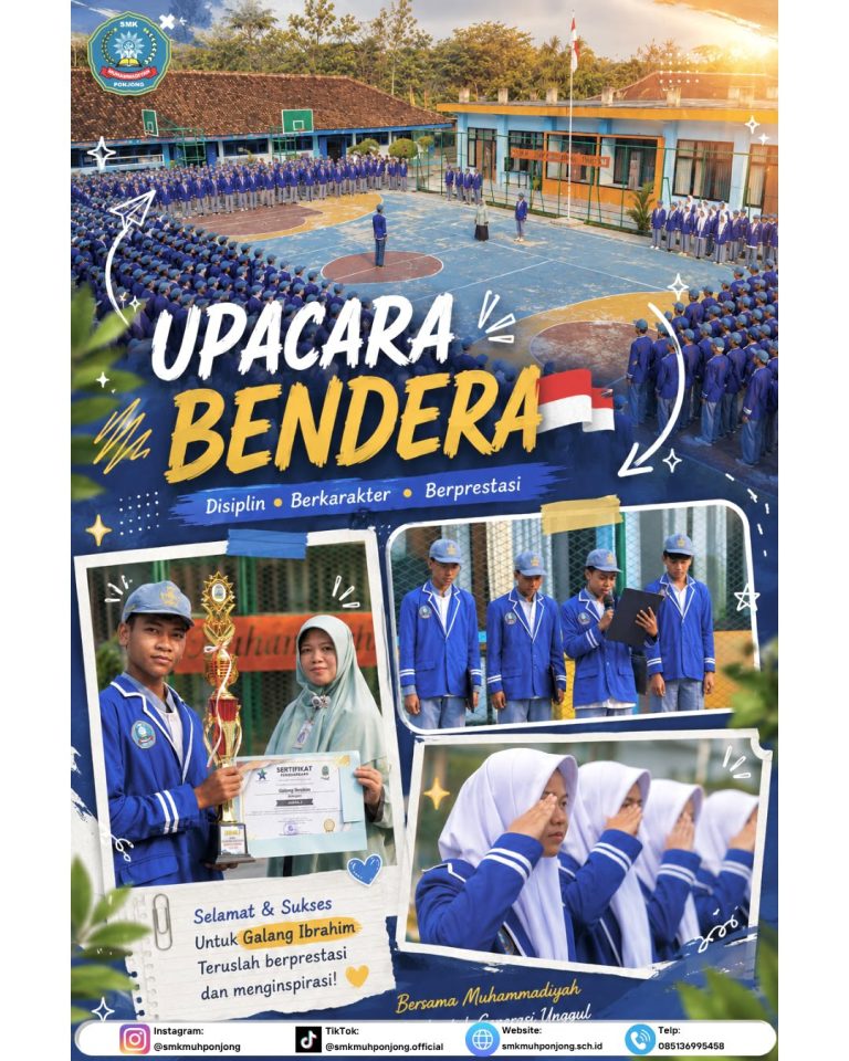 Apresiasi Prestasi dan Kedisiplinan: Siswa DKV SMK Muhammadiyah Ponjong Sabet Juara 2 Lomba Video Konten Literasi Se-Kabupaten Gunungkidul