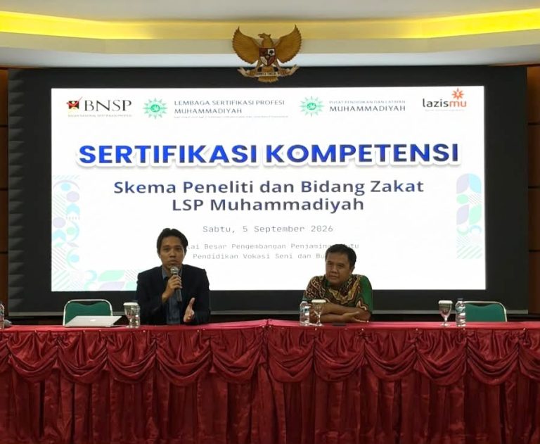 PusdiklatMu-LSP Muhammadiyah Gelar Sertifikasi Kompetensi Peneliti BNSP
