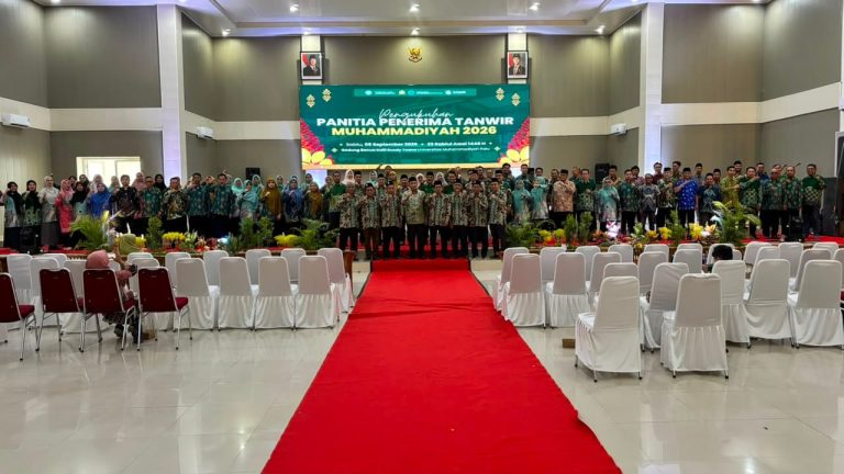 Tanwir Muhammadiyah 2026 di Palu, Panitia Penerima Resmi Dikukuhkan