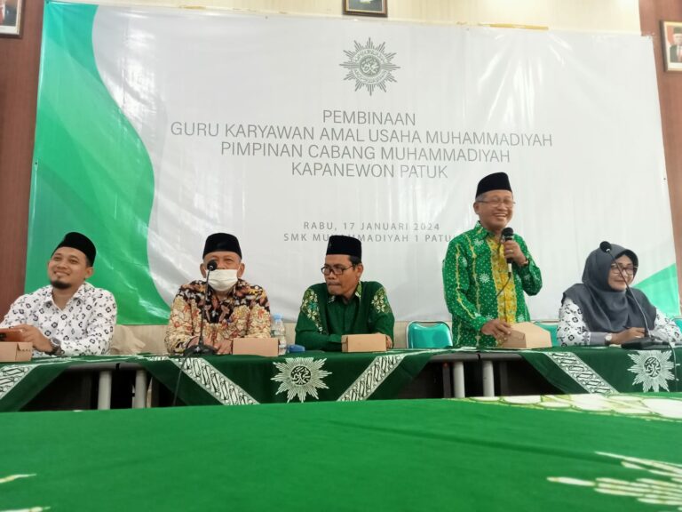 Kokohkan Gerakan Persyarikatan, Muhammadiyah & ‘Aisyiyah Gunungkidul Gelar Roadshow Pembinaan Tenaga Kependidikan