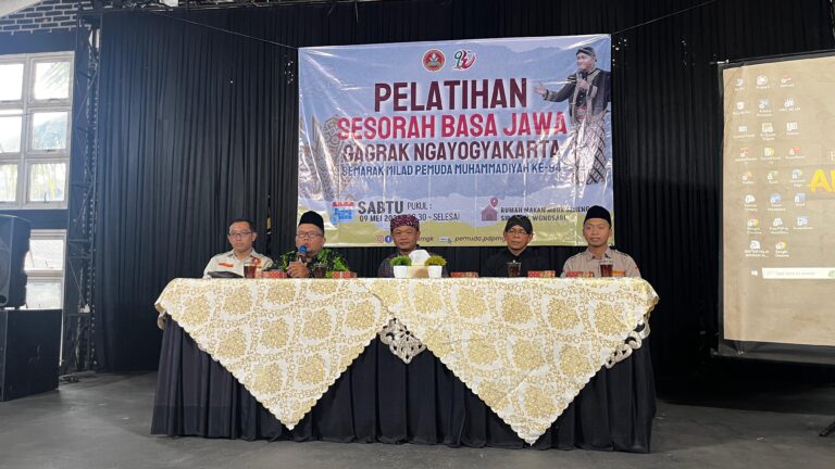 Lestarikan Budaya, Pemuda Muhammadiyah Gunungkidul Gelar Pelatihan Sesorah Basa Jawa Gagrak Ngayogyakarta