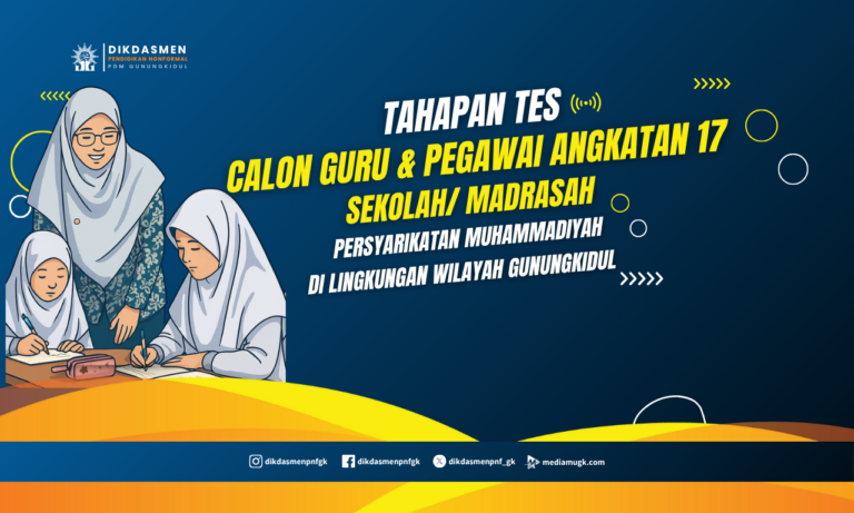 Tahapan Tes Calon Guru dan Pegawai Angkatan 17 Tahun 2025